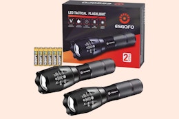 LED Flashlight 2-Pack B09SCVM6TB