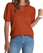 Women's Short Sleeve Sweater