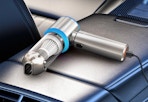 blue and silver car vacuum cleaner