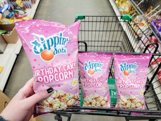 dippin dots birthday cake flavored popcorn