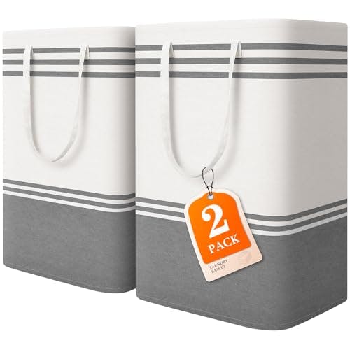 Large Laundry Baskets 2-Pack