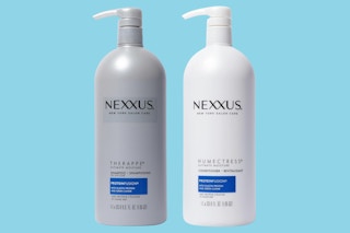 Bottles of Nexxus Therappe Shampoo and Humectress Conditioner