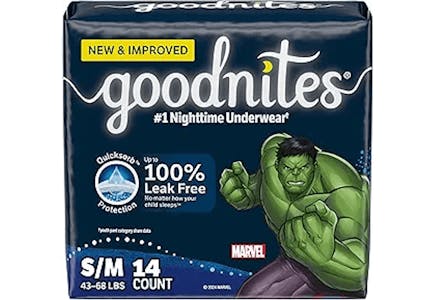 Goodnites Nighttime Underwear