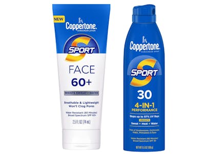 2 Coppertone Sunscreens