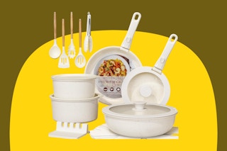 Astercook Ceramic Non-stick Cookware 21 Pcs Pots and Pans Set