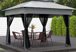 Steel Patio Gazebo, Only $121.99 Shipped at Wayfair card image