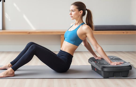 Vibration Plate Exercise Machine, $49.15 on Amazon