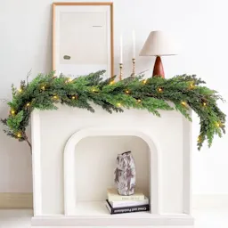 Christmas Garland with Lights
