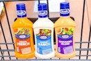 kraft dressing bottles in shopping cart