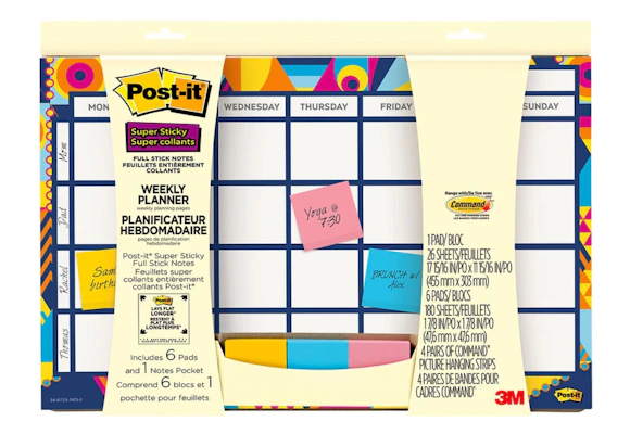 Post-it Weekly Planner