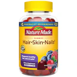 2 Nature Made Hair Skin & Nails Gummies