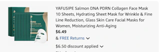 face masks Amazon receipt