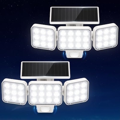 Solar Motion Sensor Lights 2-Pack