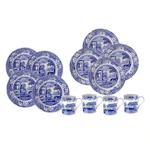Blue Italian Dinnerware Set