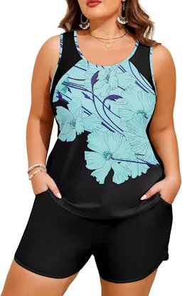 Plus Size Tankini Swimsuit