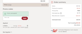 walgreens screenshot haul