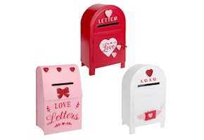 Valentine Metal Mail Box