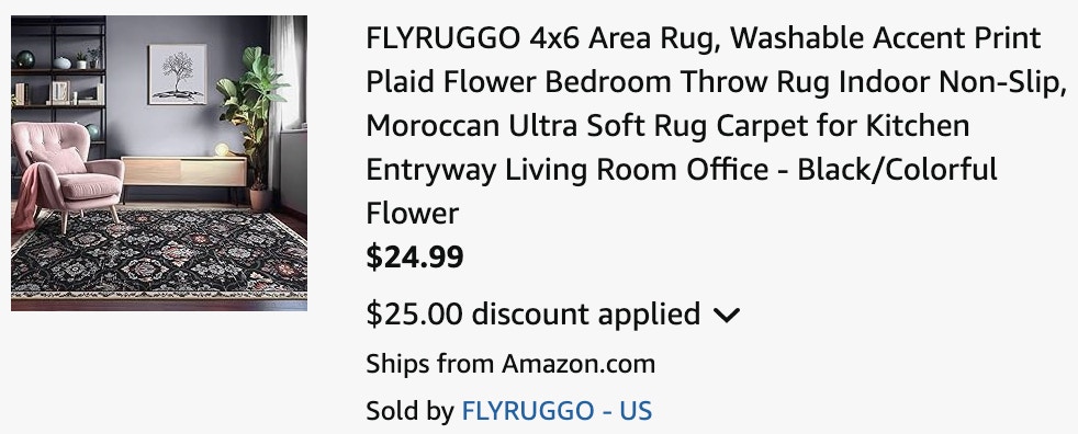 a cart ending in $24.99