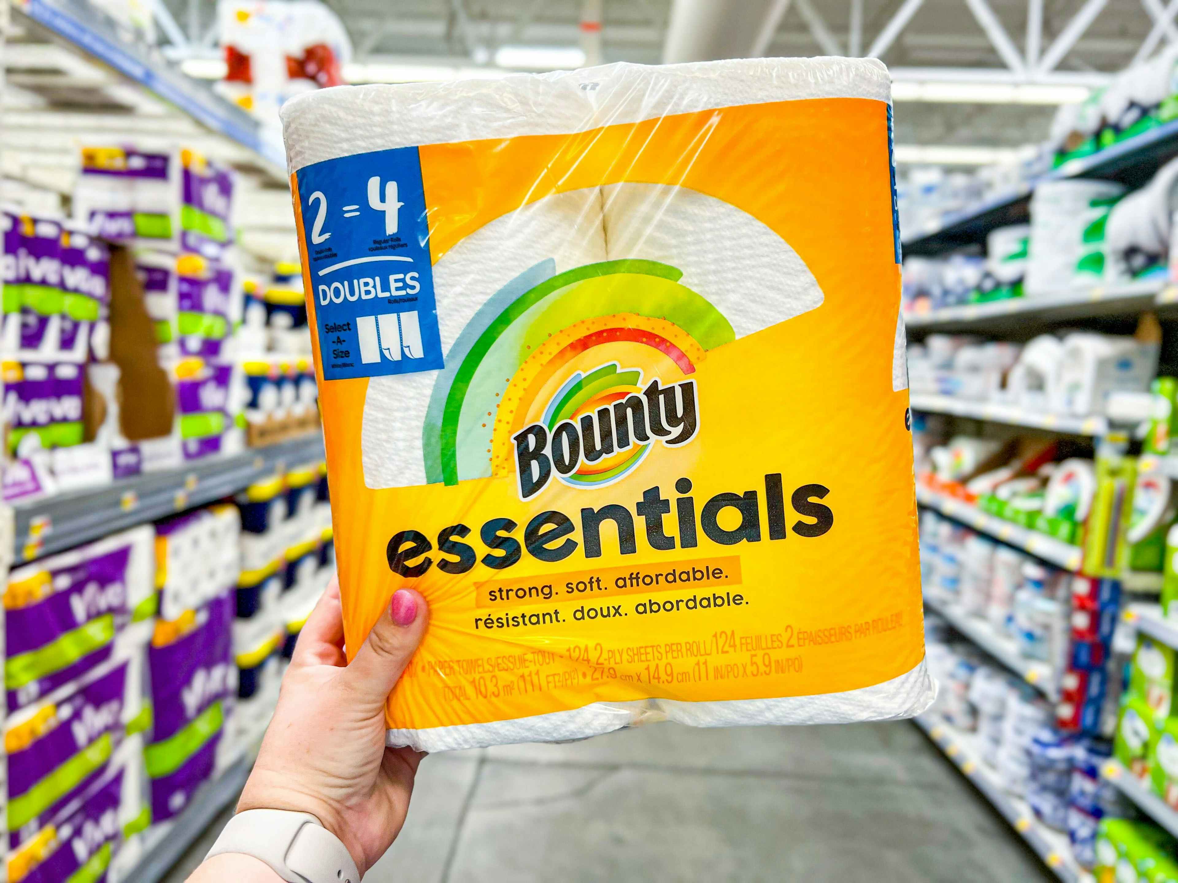 bounty essentials paper towels walmart 2