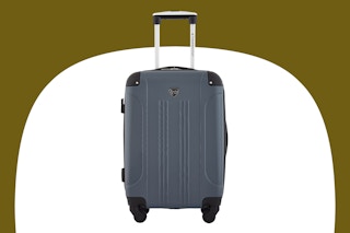 dark slate carry-on luggage