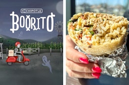 Chipotle Boo-rito Halloween Deal — $6 Entrees for Guests in Costume card image