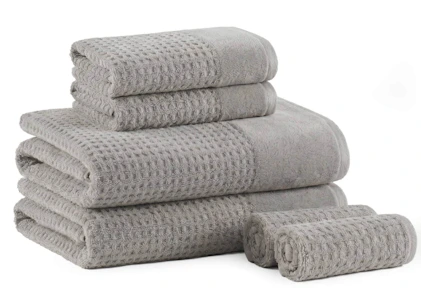 Madison Park Waffle Bath Towel Set