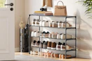 Shoe Rack, 4-Tier Shoe Organizer B07BN959SN