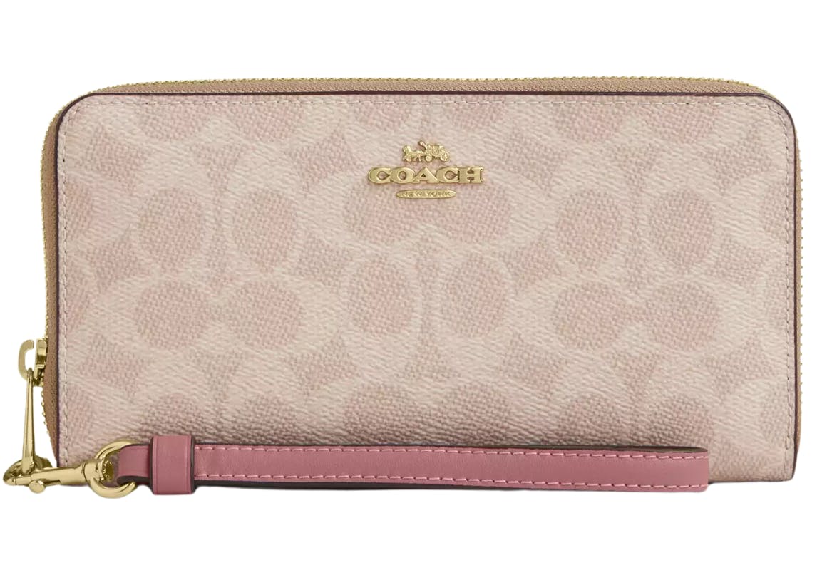 Coach Long Zip Around Wallet