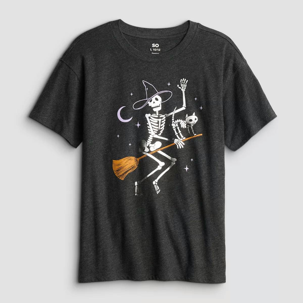 Kids' Halloween Oversized Graphic Tee
