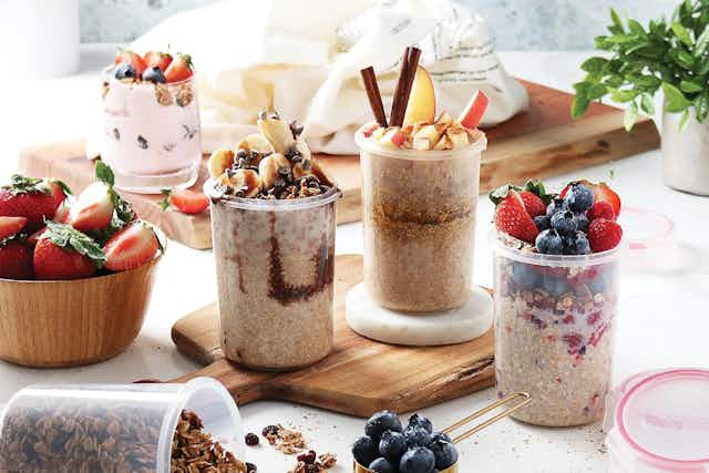 Overnight Oats Containers With Lids, Just $9.89 on Amazon (Reg. $23) card image