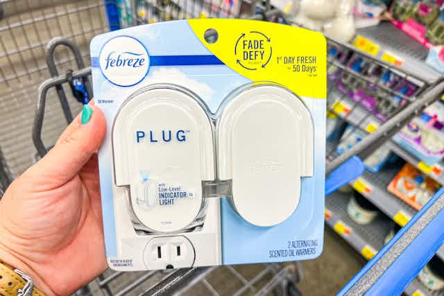 Easy Deal on Febreze Plug Scented Oil Warmer 2-Pack: Just $3.18 at Walmart card image