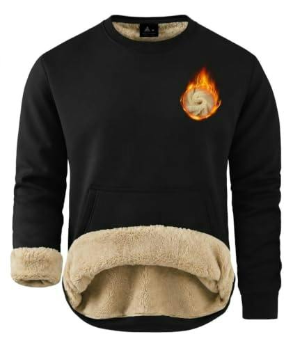 Men's Sherpa Lined Sweatshirt