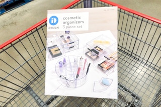 costco idesign 3 piece cosmetic organizer set in cart