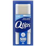 4 Q-tips Cotton Swab Packs
