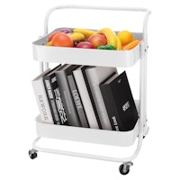 2-Tier Rolling Cart