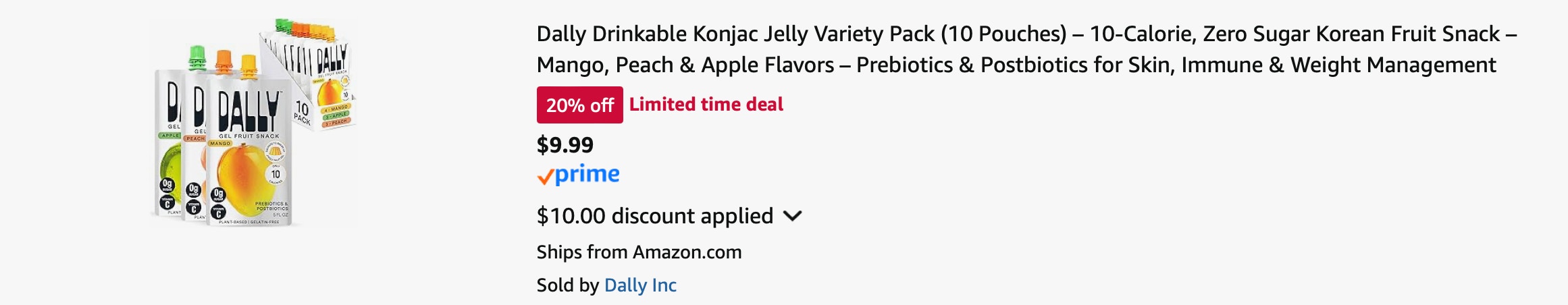 Amazon Dally Konjac Jelly Variety 2025 2