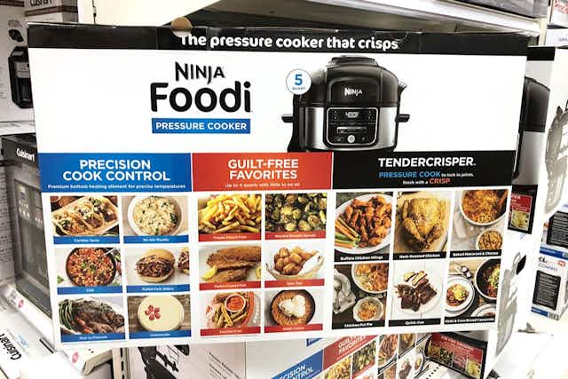 Ninja Foodi 10-in-1 Pressure Cooker and Air Fryer, Only $80.74 at Target card image