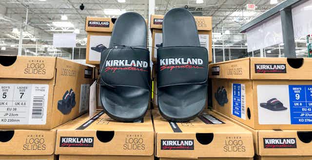 We Found the Trending Costco Kirkland Slides in Stock at Our Store — Just $12.99 card image
