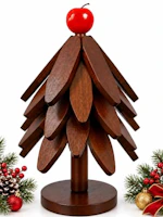 Christmas Tree Trivet 5-Pack