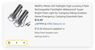 WdtPro Metal LED Flahlight High Lumens
