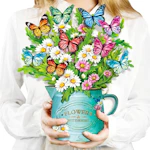 Pop-Up Paper Flower Bouquet Cards