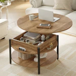 Round Lift-Top Coffee Table