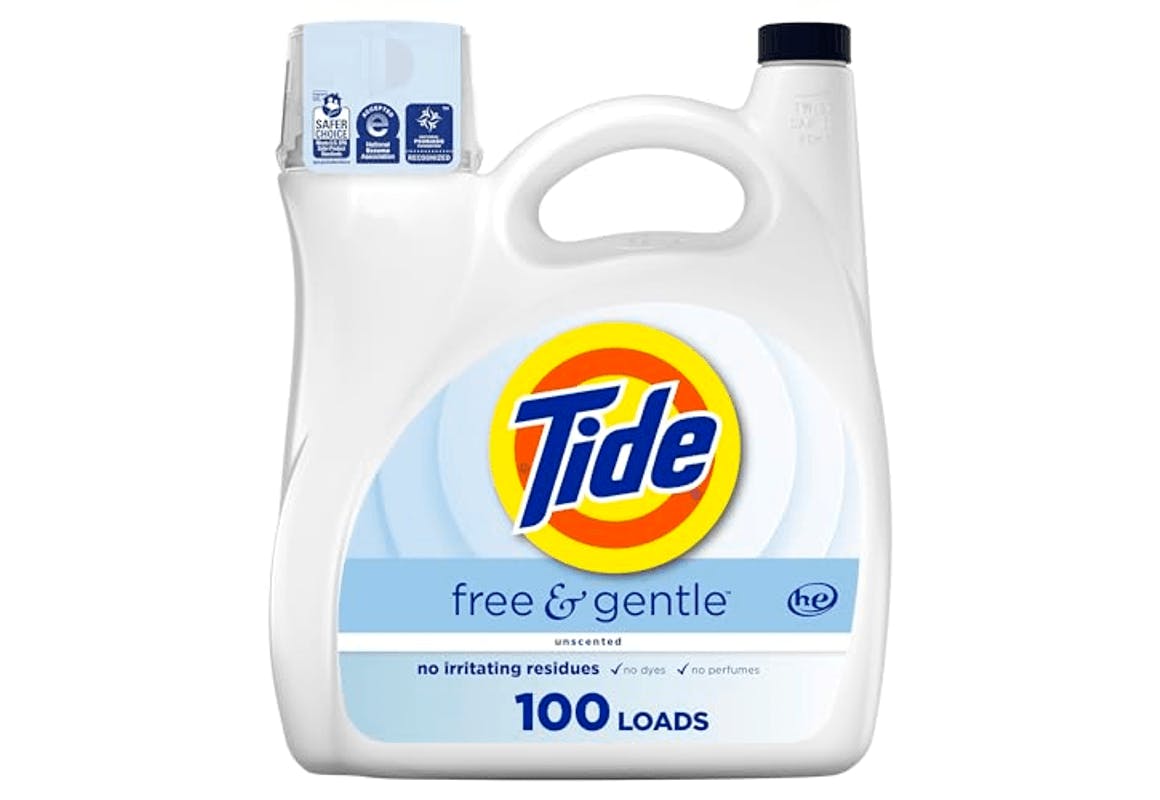 4 Tide Free & Gentle Detergents