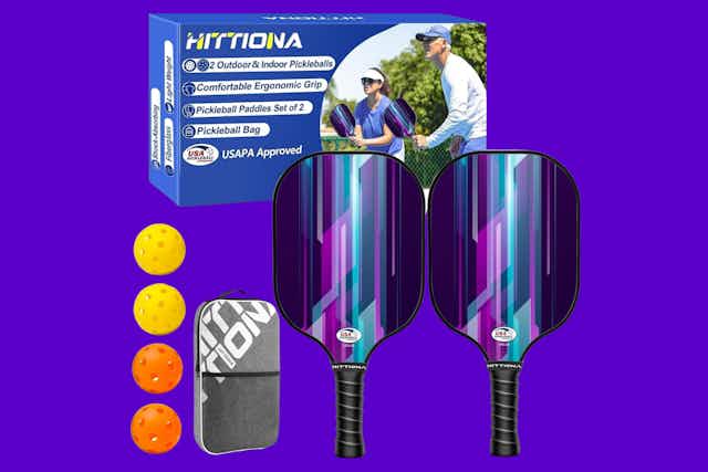 Pickleball Set, Only $13.99 With Amazon Promo Code (Reg. $40) card image