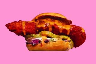 daves hot chicken slider