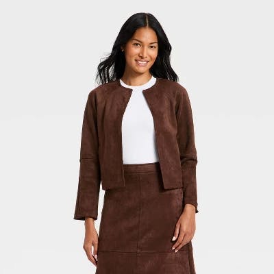 A New Day Women's Suede Jacket