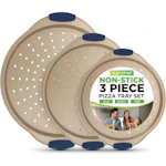 NutriChef Pizza Tray Set