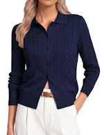 GRACE KARIN Women's Cable Knit Cardigan