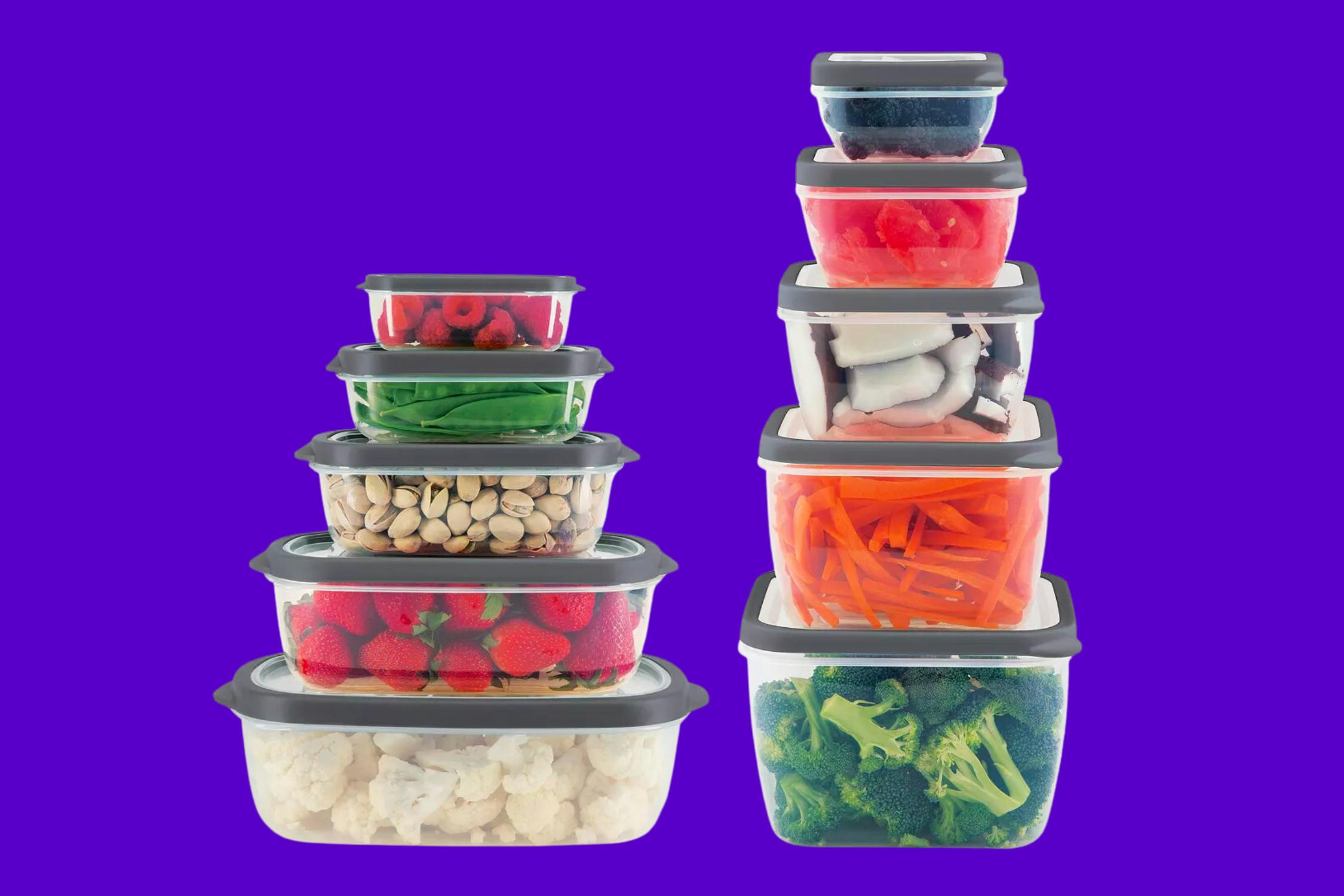 Art & Cook 20-Pc. Vented Plastic Food Storage Set - Macy's