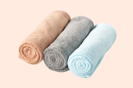 Microfiber Hair Towel 3-Pack, as Low as $5.69 on Amazon card image